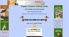 Desktop Screenshot of kipper-fortune-telling-cards.com